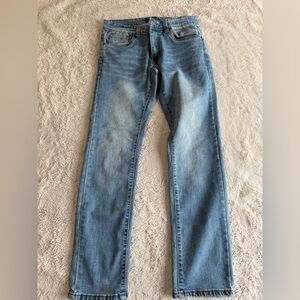 Classic Men's Light Blue Straight-Leg Jeans
